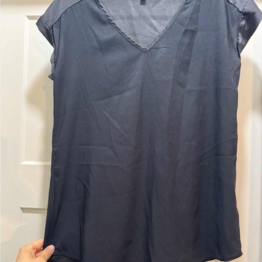 Express Black V-Neck Blouse